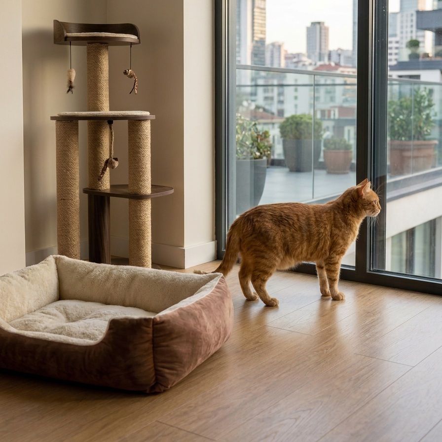 Marcus's cat by the window